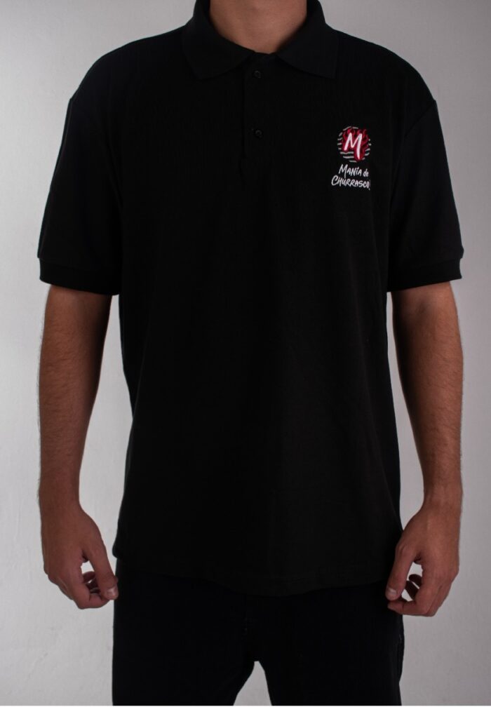 POLO MASCULINA PRETA P-M-G-GG