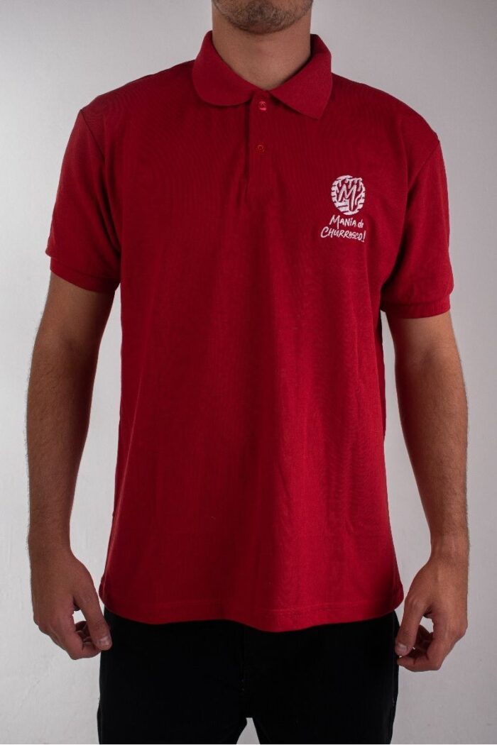 POLO MASCULINA VERMELHA P-M-G-GG