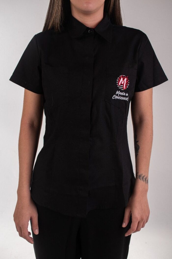 CAMISA ATENDENTE FEMININA (BUFFET)TAM.36 AO 48