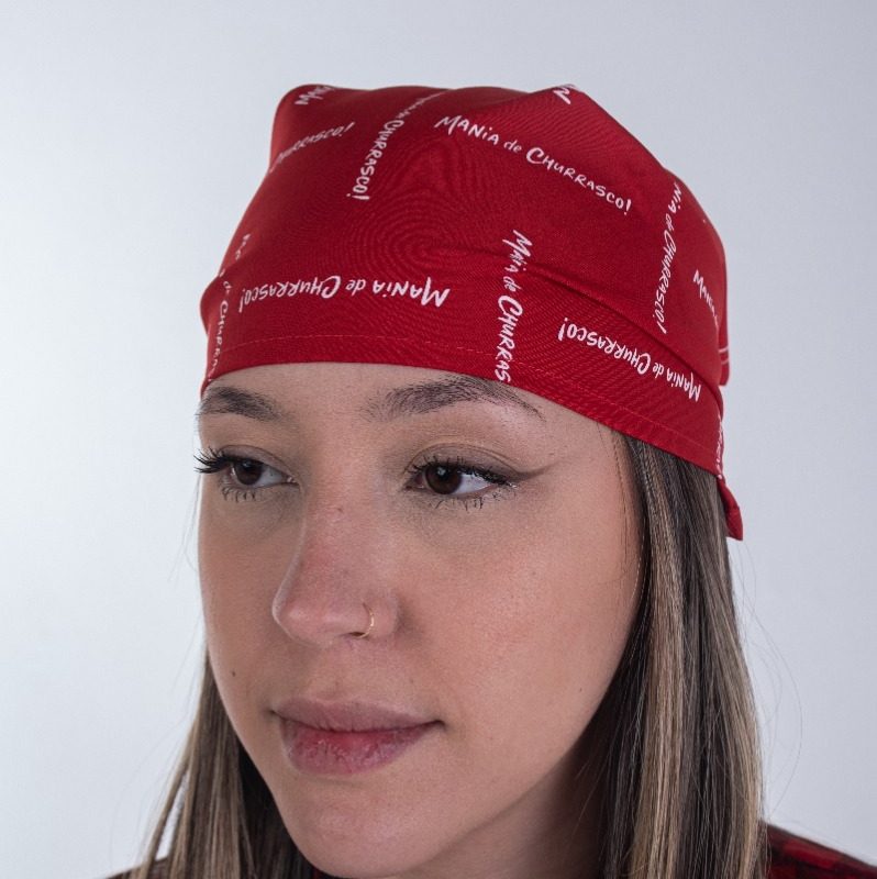 LENÇO/BANDANA ATENDENTE FEMININA