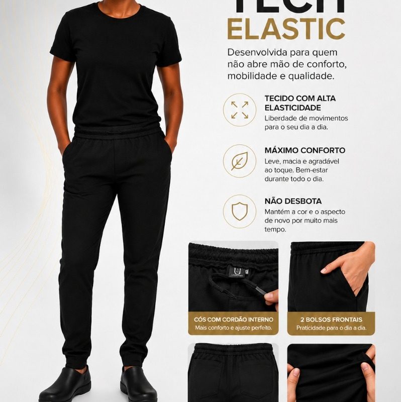 CALÇA FEMININA TECH ELASTIC